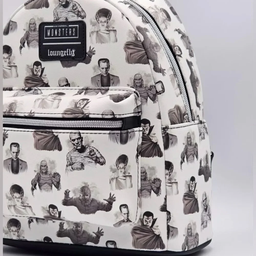 Loungefly Universal Monsters Icons Mini Backpack NWT